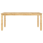 ZNTS Dining Table Corona 180x90x75 cm Solid Wood Pine 4005720