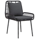 Garden Dining Set 3 pcs Black and Anthracite 42010358