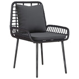 Garden Dining Set 3 pcs Black and Anthracite 42010358