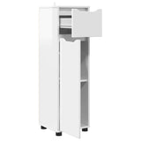 Bathroom Cabinet High Gloss White 30.5 x 30 x 101 cm 888741