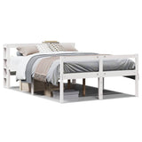 Senior Bed with Headboard without Mattress White 120x190 cm Small Double 3305854