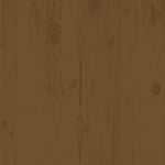 Garden Middle Sofas 3 pcs Honey Brown Solid Wood Pine 805688