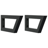 Basin Shelf Wall Mounted Steel and Solid Wood Oak 3302559