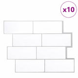 Decorative Stickers 50 pcs White Grey 29 x 21 cm 42021229