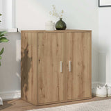 Shoe Cabinets 2 pcs Artisan Oak 32x35x70 cm Engineered Wood 856707