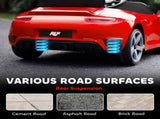 Kids Electric Car, 12V Licensed RUF GT Ride on Car with Suspension, Remote Control, Music, for 3-5 T3398P422386