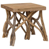 283936 Log Coffee Table 40x40x40 cm Mixed Recycled Wood
