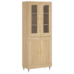 Highboard Sonoma Oak 69.5x34x180 cm Engineered Wood 3198324
