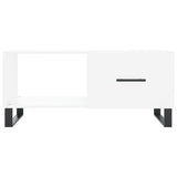 Coffee Table White 90x50x40 cm Engineered Wood 829236