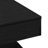 Coffee Table Black Oak 57 x 57 x 30 cm Engineered Wood 862665