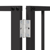Dog Gate 10 pcs Black 60 x 60 cm Galvanised Steel 892023