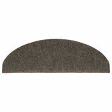 Stair Mats Self-adhesive 20 pcs 65x21x4 cm Anthracite Half Round Large 3365651
