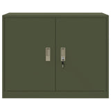 Storage Cabinet Olive Green 90 x 40 x 70 cm Steel 891638