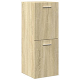 4 Piece Bathroom Furniture Set Sonoma Oak Engineered Wood 3325008