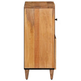 Sideboard with Storage Natural 80 x 33 x 75 cm Solid Mango Wood 4018287