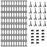 Roof Snow Guard Black 800 x 29.5 x 34.5 cm Steel 42028473