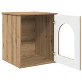 Cat House Artisian Oak 53 x 52 x 62 cm Engineered Wood 8000715