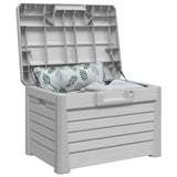 Outdoor Cushion Box Grey 73x50.5x46.5 cm Polypropylene 366601