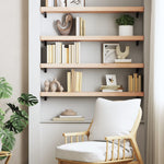 ZNTS Wall Shelf 100x20x4 cm Solid Wood Beech 356020