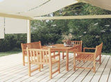 Garden Dining Set Teak Solid teak wood Medium Durable 3157164