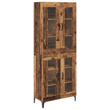Highboard Old Wood 69.5 x 34 x 180 cm Engineered Wood 3415615