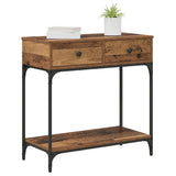 Console Table Old wood 75 x 34.5 x 75 cm Engineered wood 871296