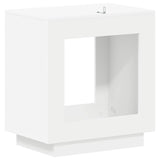 Side Table White 60 x 40 x 65 cm Engineered Wood 899895