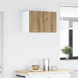 Hanging Cabinet 2 pcs Artisan Oak and White 30 x 31 x 40 cm 884129