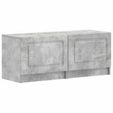 5 Piece LED TV Cabinet Concrete Grey Engineered Wood 3417004