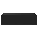 TV Cabinet with LED Lights Black 60x35x15.5 cm 842888