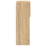 TV Cabinets with LED Lights 2 pcs Sonoma Oak 30.5x30x90 cm 837006
