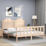 Bed Frame without Mattress 160x200 cm Solid Wood Pine 3192306