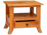 Bedside Cabinet Natural 40 x 40 x 45.5 cm Solid Mahogany Wood 42009931