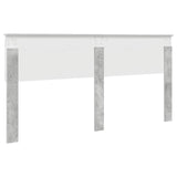 Headboard Concrete Grey Engineered wood 888257