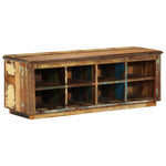 Shoe Cabinet Brown 110 x 35 x 40 cm Solid Reclaim wood 4019627