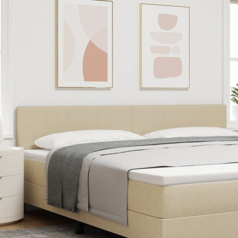 ZNTS LED Headboard Simple Design Light Green Grey 100 cm Corduroy Fabric 3338040