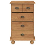 Chest of Drawer ASKIM Brown 45.8 x 40 x 79 cm Solid Pine wood 4105415