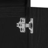 Bathroom Sink Cabinet Black Oak 65 x 33 x 60 cm Engineered Wood 862892
