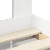 Bed Frame with Headboard White 160 x 200 cm Solid Pine Wood 3409735