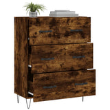 Sideboard Smoked Oak 69.5x34x90 cm Engineered Wood 827849