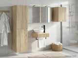 Bathroom Furniture Set 5 pcs Sonoma Oak 3407249