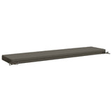 2-Piece Bench Cushions SOEST 2 pcs 100% Polyester Grey 949971
