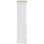Cupboard Mexican Pine Corona Range White 80x40x170 cm 282624