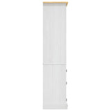 Cupboard Mexican Pine Corona Range White 80x40x170 cm 282624