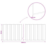 Lawn Edging 20 m x 30 cm Galvanised Steel Silver 42030327