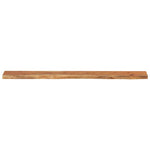 ZNTS Wall Shelf 180x20x3.8 cm Rectangular Solid Wood Acacia Live Edge 370281