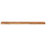 Wall Shelf 160x20x3.8 cm Rectangular Solid Wood Acacia Live Edge 370280