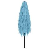 Garden Parasol with Steel Pole Blue 300x200x250 cm 4005094
