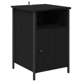 Bedside Cabinet 2 pcs Black Oak 40 x 42 x 60 cm Engineered Wood 881837