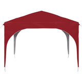 Pop-up Party Tent 290 x 290 x 245 cm Burgundy 42019851